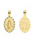 Medalla Milagrosa Oro 18K 20mm Tallada - escapulario virgen milagrosa - medallas religiosas