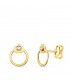 Boucles D'oreilles Or Serena 18K Fleurs  - Boucles d'oreilles pour fille - bijouterie en ligne - créole enfant