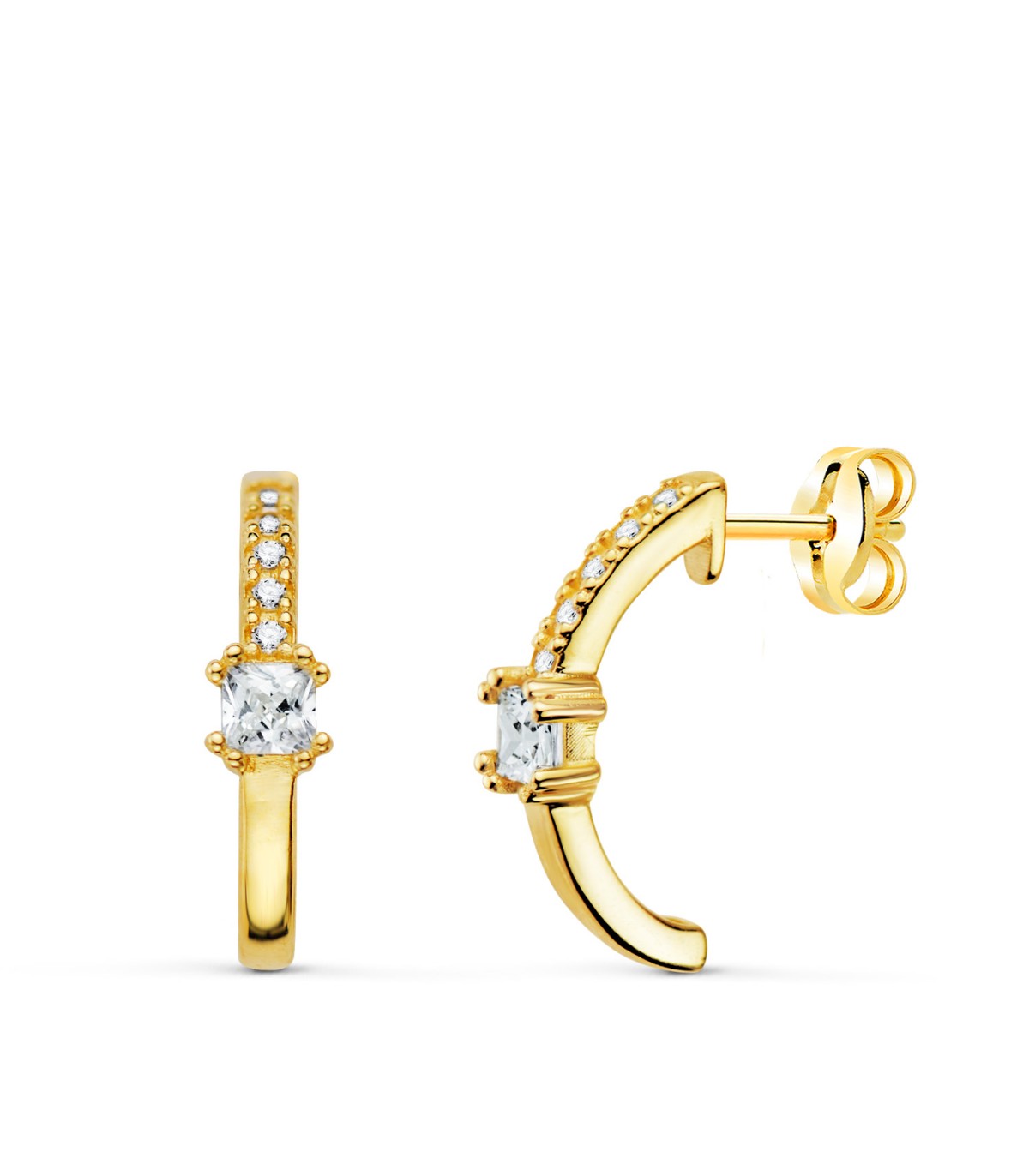 Orecchini a cerchio da donna Camille Oro giallo 18 kt - orecchini da donna
