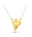 Collar Fantasma Oro Amarillo 18K 45 cm