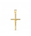 Anhänger Kreuz mit Jesus 750 Gold 16809