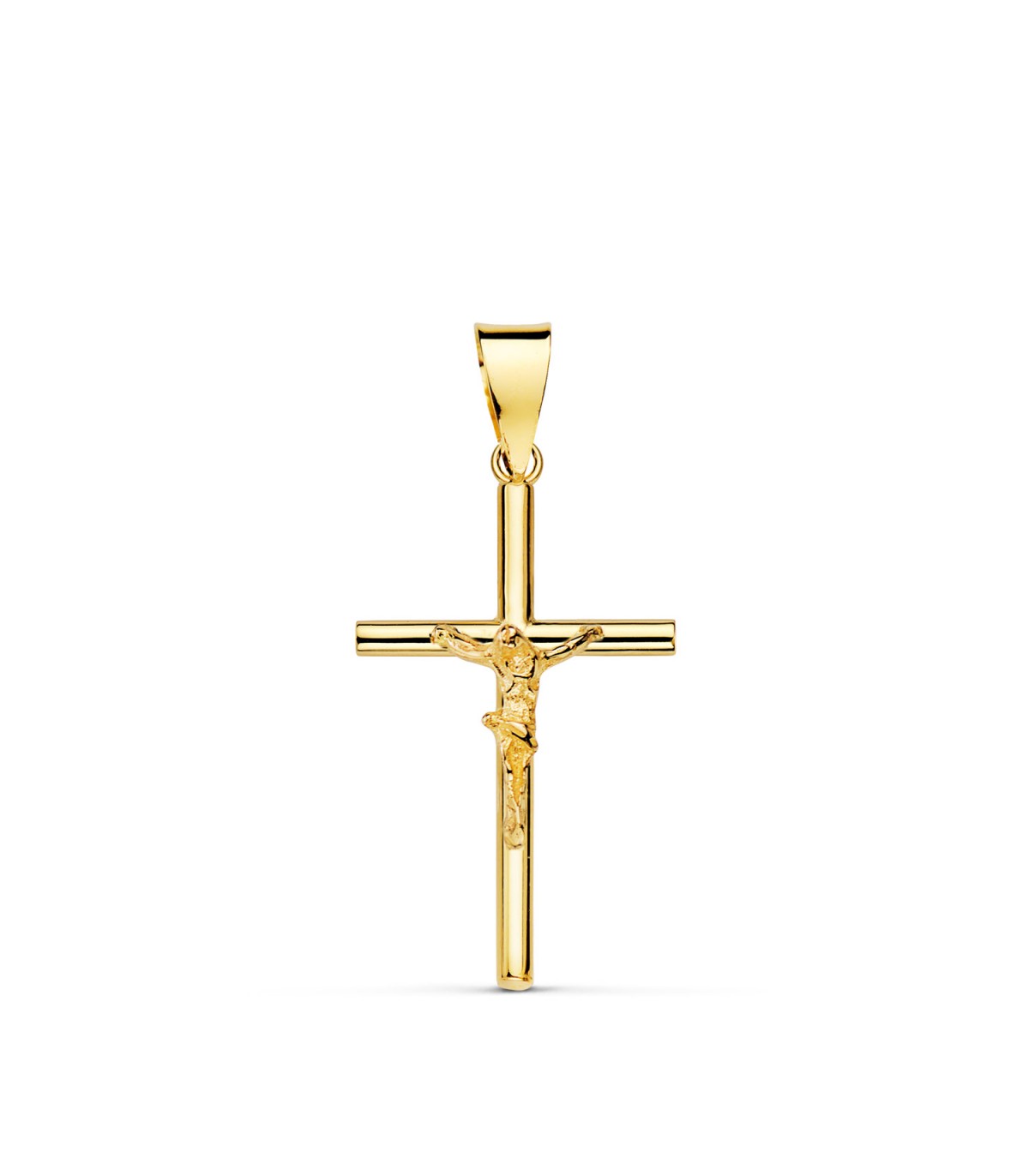 Cruz Cristo lisa 18 Ktes 21mm