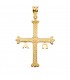 Cruz de Covadonga Oro amarillo 18K 37mm - cruz de la victoria - cruz asturiana - símbolo Asturias