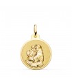 Hl Antonius Medaille Anhänger 750er Gold P8099-820