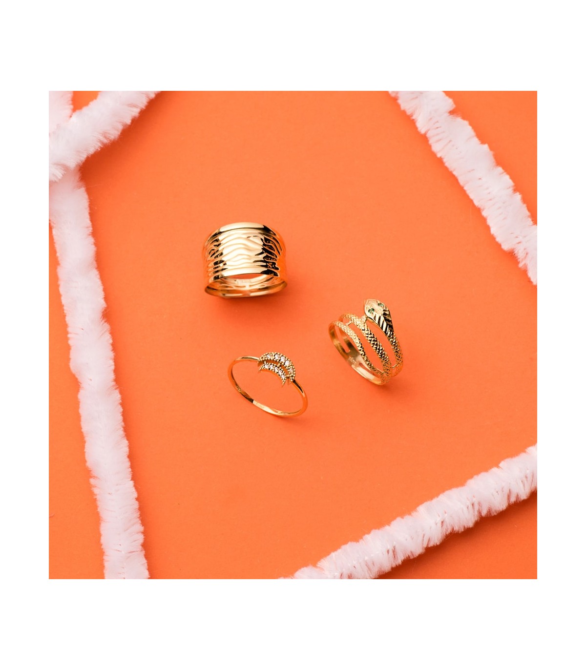 Bague Meraki Lune Or 18K