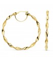 Créoles torsadées Or jaune 18K 46mm