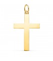 Cruz de Oro 18K 38mm Rectangular Brillo