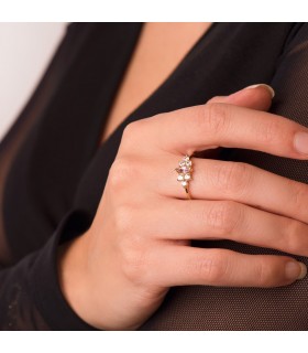 Bague Meraki Or 18K Marquise Améthyste