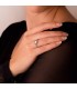 Sortija Mujer Oro Bicolor 18K Winterhur Solitario novia anillo compromiso boda