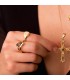 Solitaire Idylle Pointe Saphir Or Jaune 18K