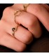 Solitario Idillio Duo Zaffiro Oro giallo 18kt