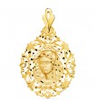 Médaille Vierge Macarena Entourée Or 18K 40mm