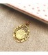 Medaglia Madonna Macarena cornice oro 18kt 40mm
