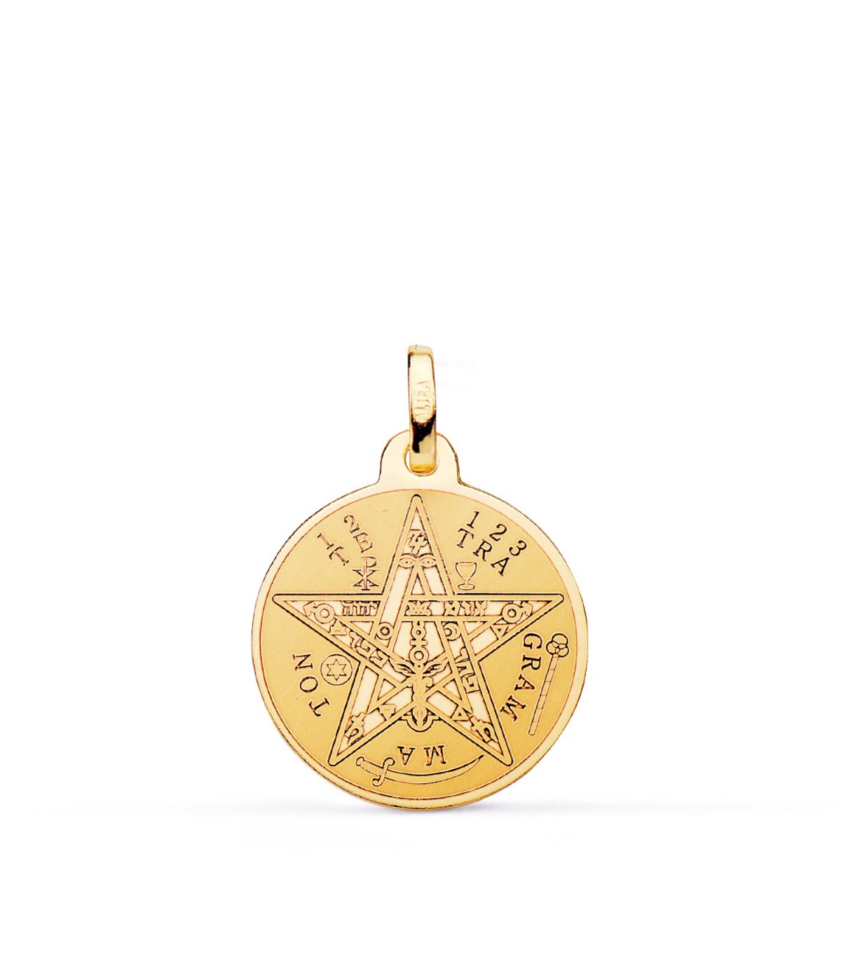 Ciondolo Tetragrammaton oro 18kt 18mm