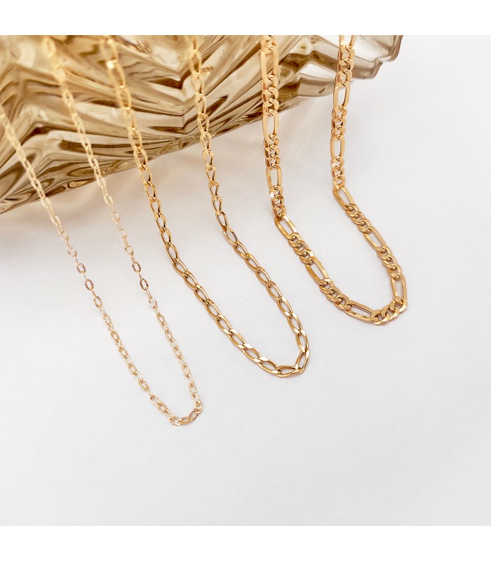 Catene in oro 18 carati. Catena in oro per donna. Alda Joyeros, gioielleria online.