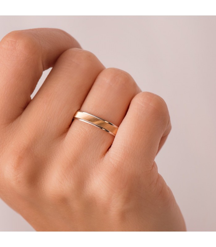 Alianza matrimonio 3.5 mm oro 18 kilates. Anillo nupcial. Joyería online.
