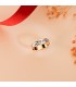 Fede nuziale Oro 18Kt bianco e giallo. Alda Joyeros, gioielleria online.