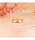 Anillo compromiso oro bicolor 18 kilates. Joyería online, Alda Joyeros.