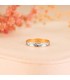 Anello di matrimonio Spezia oro bicolore 18 carati. Gioielleria online, Alda Joyeros.