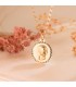 Medalla Virgen niña talla 18Ktes 20mm Comprar regalos para comunion joyeria online