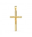 Anhänger Kreuz mit Jesus 750 Gold 16815