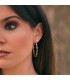 Piercing d'oreille Or Jaune 18K Coeur