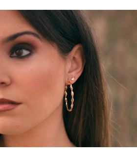 Piercing de oreja Oro Amarillo 18K Bola