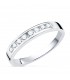 Anello Veretta Aida oro bianco 18kt diamanti 0,240 ct