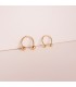 Septum oro 18kt Piercing sfere