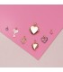 Pendentif Coeur Or 18K 5 mm Aigue-marine