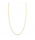 Collana catena marina da donna - Modello maglia traversino / marina oro 750 1,5mm 50cm