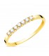 Anillo de compromiso Aisha Oro amarillo 18K con Diamantes de 0.160 quilates