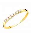 Anillo compromiso Aisha Oro 18 K Diamantes 0.160 Qts