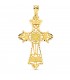 Cruces de oro grandes, collar de cruz para hombre