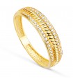 Sortija Virginia Oro Amarillo 18K Gallones
