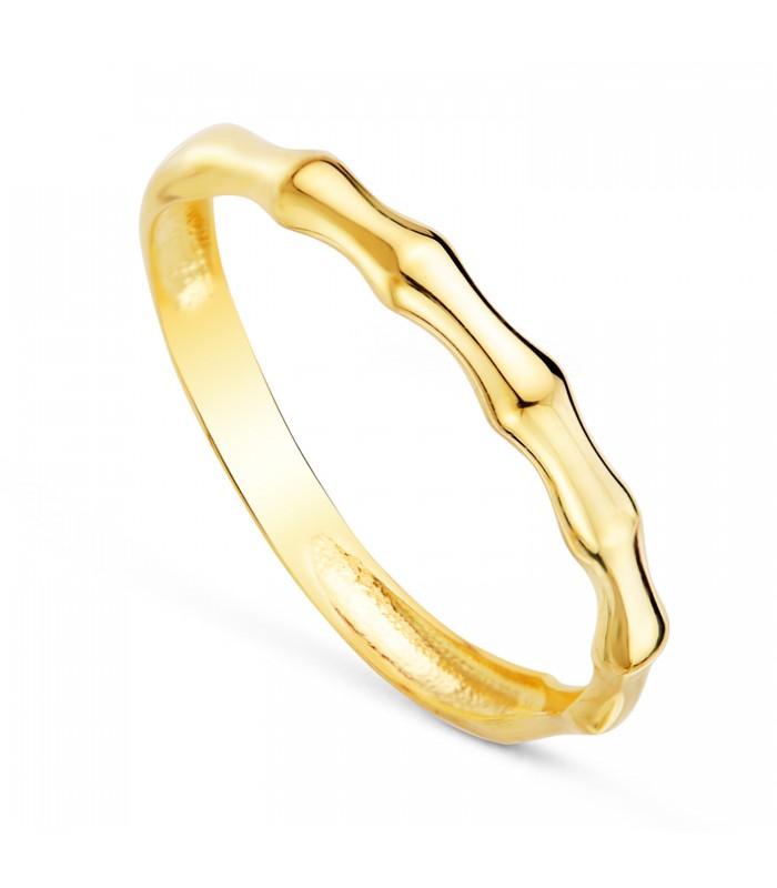 Anello oro giallo 18kt Bambù