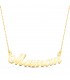 Collier Maman Or Jaune 18K - Colliers et pendentifs pour femme, cadeau idéal pour la fête des mères
