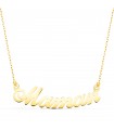 Collana -Maman francese- Oro giallo 18kt