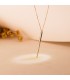 Collar Oro Amarillo 18K Barra Pincho