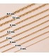 Collane di corda intrecciata in oro 18 kt 750‰ - Catene in oro da donna e uomo.