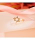 Anello oro giallo 18kt Stella di David