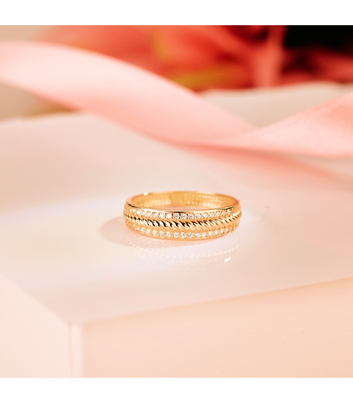 anillo de oro para mujer