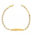 Kinderarmband mit Gravur 750er Gold 21000202