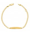 Gourmette Or 18K Maille Gourmette 16.5cm