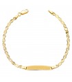 Kinderarmband mit Gravur 750er Gold 21000203