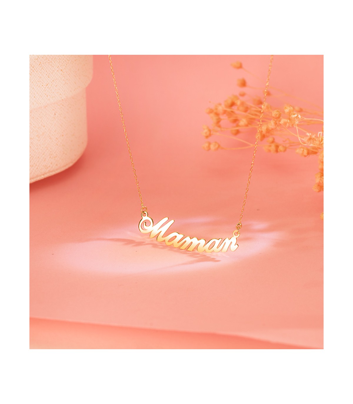 Collana -Maman francese- Oro giallo 18kt