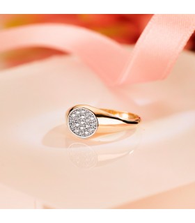 Anillos sello para mujer, dedo meñique, anular, corazón, índice. Sellos de oro.