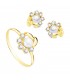 Set comunione Azalea Oro 18Kt Perla