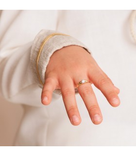 Anello da ragazzo Bosco Oro 750 giallo