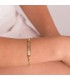 Regalos de primera comunión para niña. Pulseras y esclavas personalizadas Oro 18K.